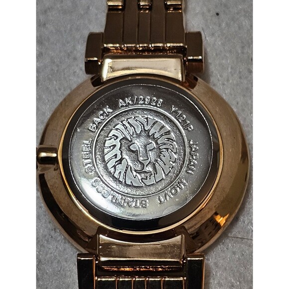 Anne Klein Women’s Rose Gold Watch Mother of Pearl Dial Crystal Bezel. Nvr Worn. main image 6